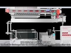 Tamamen Otomatik Kaynaklı Plaka Çerçeve Filtre Bezi Yürüyüş Ekipmanı, Korozyona Dayanıklı