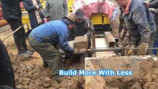 İnşaat Malzemesi Üretimi için Küçük Tuğla Makinesi