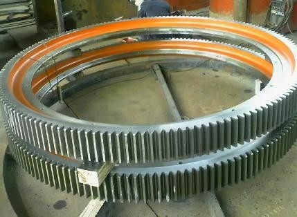 The Half Structure And Y Type Plate Mill Girth Gear For Ball Mill