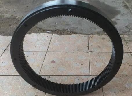 Spur Large Diameter Ring Gear Mill Girth Gear With 220~240 Hardness