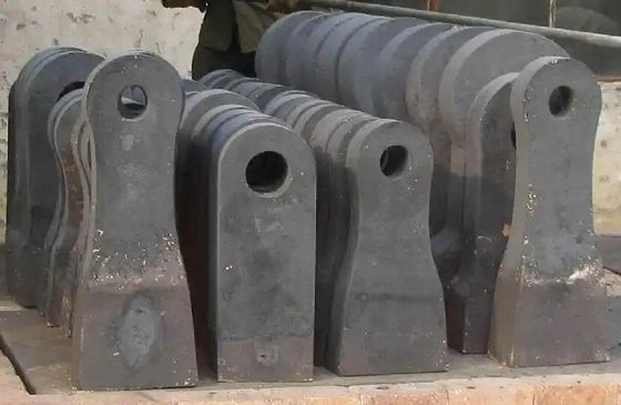 Customized High Quality High Manganese Steel Alloy Crusher Hammer Head For Mines