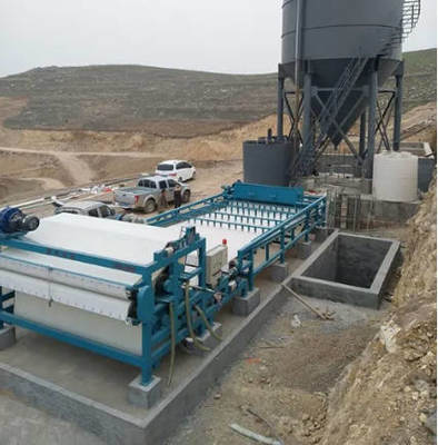 High-Efficiency Three Filter Belt Type Concentrated Filter Press