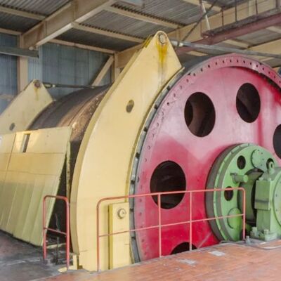 JKM JKMD Tower Multi Rope Friction Mine Hoist Landing