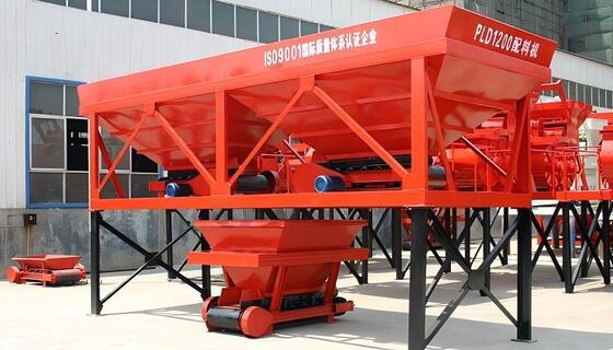 PLD Series High-accuracy Concrete Batching Machine Multi-hopper Aggregate Batching Equipment