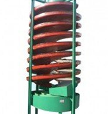 Chlorine Plastic Anti Rust 6t/H Spiral Chute Separator and ore dressing machine manufacturer