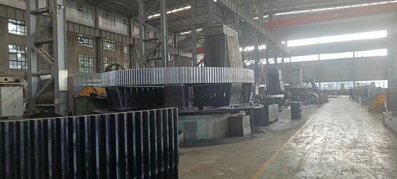 Özel Segment Döner Dökme Çelik Fabrikası Çevre Dişli Büyük Çap
