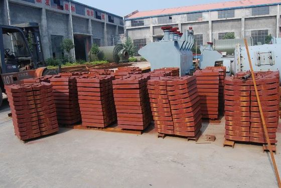 Yüksek manganlı çelik Bilyalı Değirmen Kabuk Gömlekleri ve Manyetik Astar Kurulu