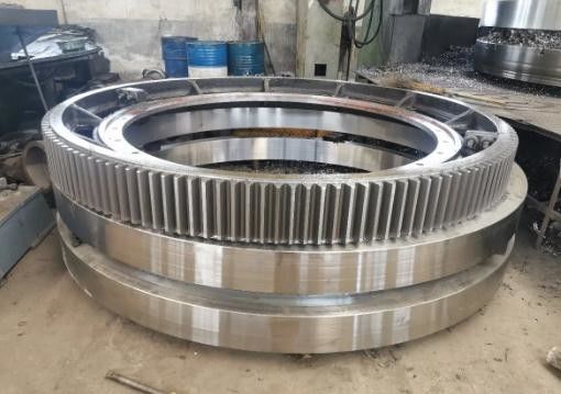 Madencilik Değirmeni için GS42CrMo4 Alaşımlı Dökme Çelik Fabrikası Çevre Dişli Halka Dişli