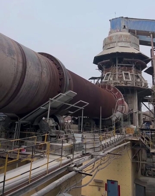 En yüksek performanslı büyük kireç fırını çimento klinker üretim hattı Φ3.2/3.4×60m 400t D