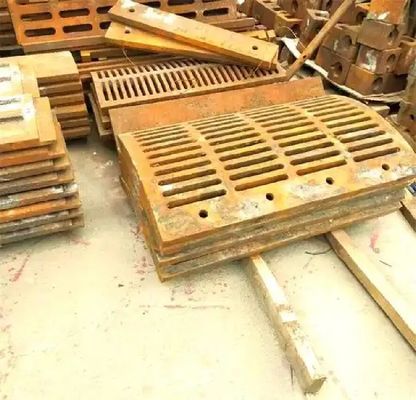 Yüksek manganezli çelik kırıcı liner madencilik makineleri parçaları