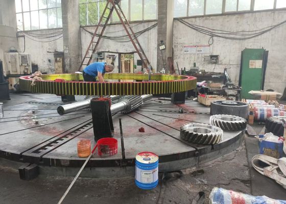 Rotary Kiln ve Ball Mill Gears Yüksek Yük Taşıma Kapasitesi Istikrarlı Çalışma