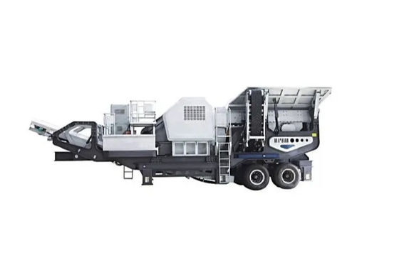 Hızlı yollar için mobil kırma istasyonları Demiryolları Metalürji Madencilik