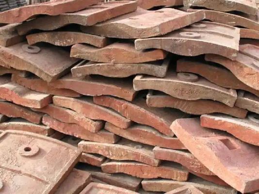 Kullanıma dayanıklı alaşım kaplama plağı, Crusher ve Ball Mill için özelleştirilebilir.