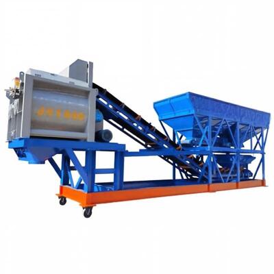 JS Mobil Zorunlu Karıştırma Tesisi Taşınabilir Beton Karıştırma İstasyonu Çimento Fabrikası Ekipmanları