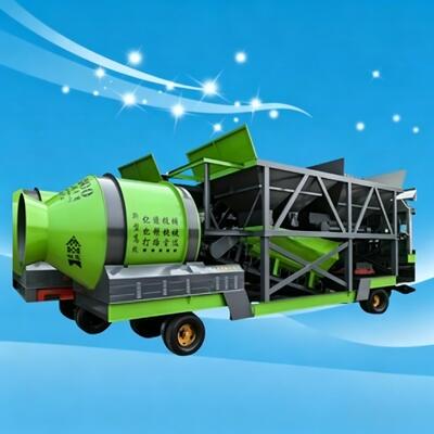 Kompakt Yapı JZM Serisi Mobil Davul Karıştırma Tesisi Kesin Ağlama Beton Karıştırma İstasyonu Çimento Tesisi Ekipmanı