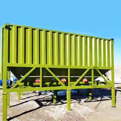 Çimento Fabrikası Ekipmanları Yatay Çimento Tankı 50T-150T Beton Santrali Maden Projesi Toz Depolama İçin Yatay Çimento Silosu