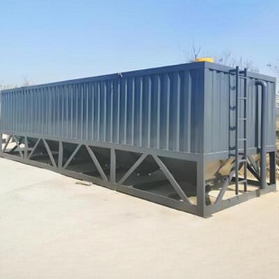 Madencilik Makineleri Horizontal Çimento Tankı, Konteyner Tipi Horizontal Çimento Silo Çimento Tesisi Ekipmanı