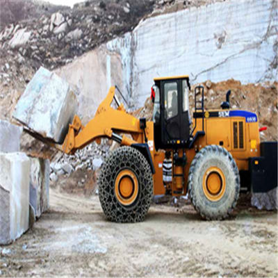 Küçük Ön Uç Skid Steer lastikli yükleyici Ağır Hizmet İnşaat Makineleri