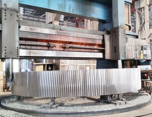 16000mm Sfero Döküm Halka Döner Fırın Çevre Dişli ve düz dişli fabrika fiyatı