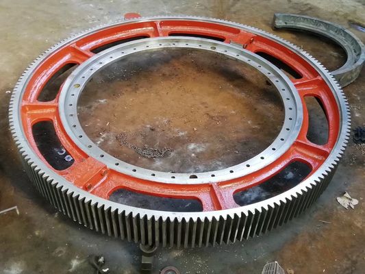 Çimento Fabrikası Ve Veya Benifikasyon Tesisi İçin Yüksek Kaliteli Değirmen Çevre Dişlisi