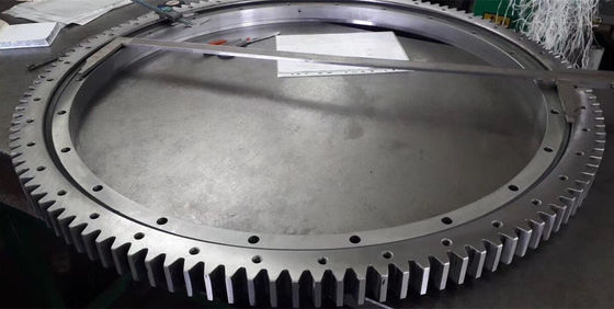 Çift Sıra Çapı 10000mm Çapraz Makaralı Döner Rulman ve istifleyici rulman ve deniz yatağı fabrika fiyatı