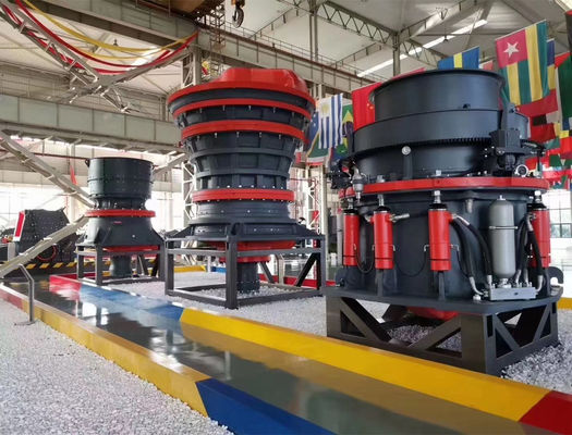 Beton Yaylı Mobil Koni 1200TPH Taş Kırma Makinesi