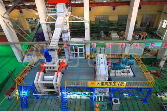 Soğuk / Sıcak Briket Makinesi 100TPH Metalurji Makinesi ve Bilyalı Pres Makinesi