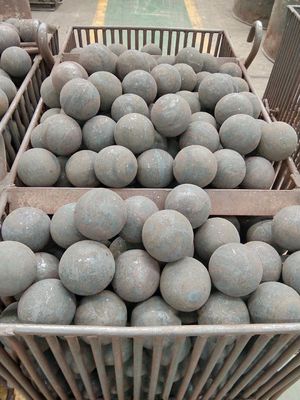 Giyilebilir Döküm Medya Topu Büyük Krom 80Mm Madencilik Makinesi Yedek Parçaları