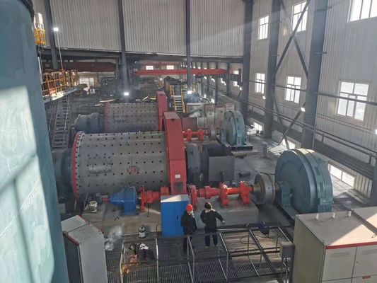 Islak ve Kuru Cevherler İçin Büyük Kapasiteli Silindir 500tph Cevher Öğütme Değirmeni