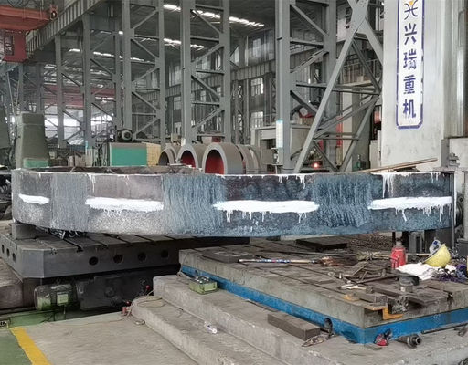 Özelleştirilmiş Dövme ve Döküm 16000mm Büyük Fırın Çevresi Dişli 70 Modülü