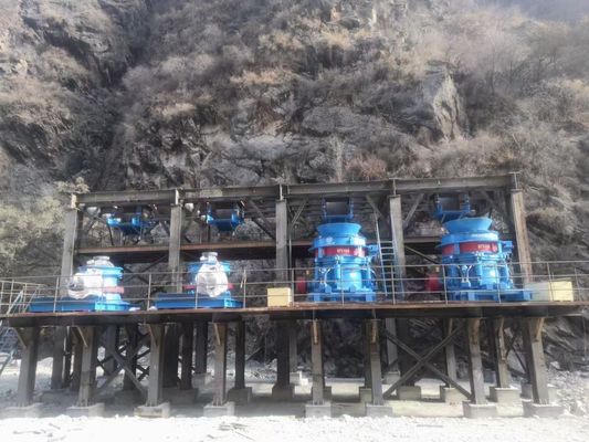 35-460 Mm Sert Taş Kırma Makinası Mobil Konik Kırıcı