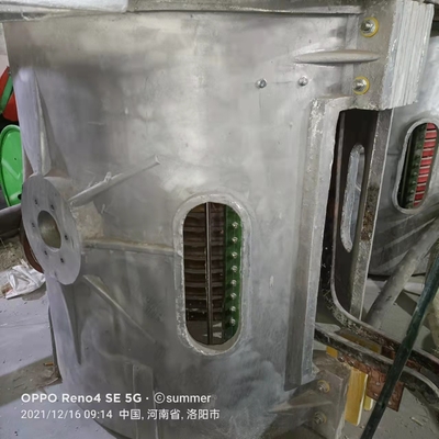 1ton 800kw Hızlı Eritme Orta Frekanslı İndüksiyon Eritme Ocağı Metalurji Makinesi