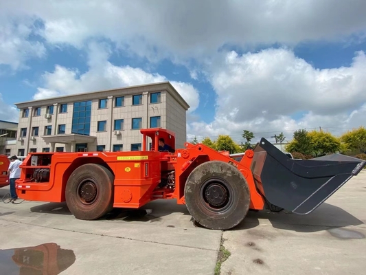Kömür madeni veya cevher madeni için 3m3 dizel motor yeraltı tekerlekli yükleyici